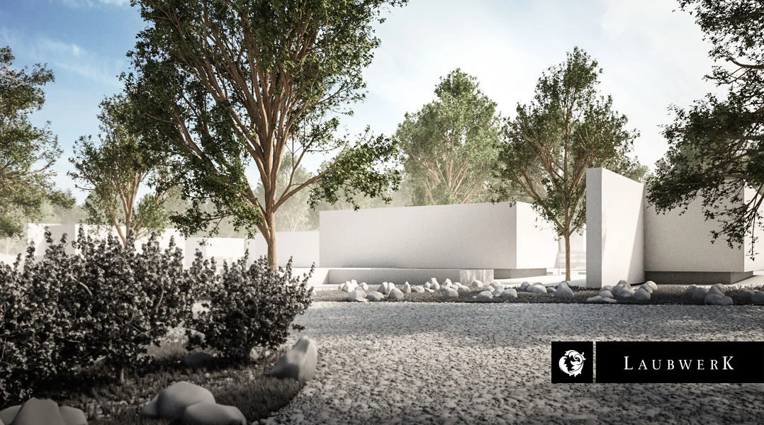 Top 12 3Ds Max Plugins for Visualization in 2026 Laubwerk plant kit preview with detailed 3D trees for architectural visualization