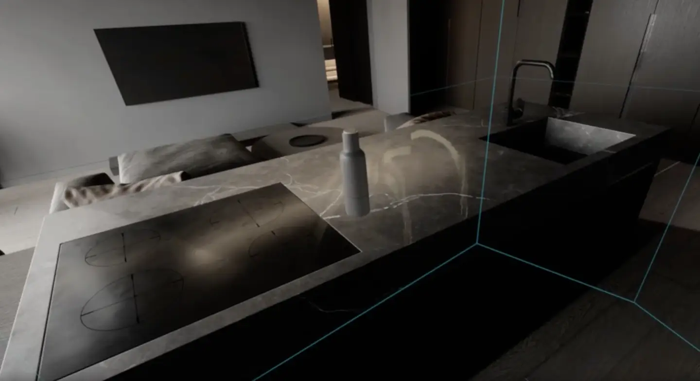 History of architectural visualization Real-time 3D interior visualization showing immersive Unreal Engine environment