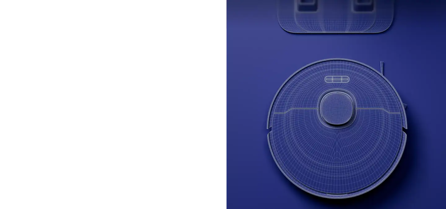 Circular device wireframe 3D model tools for UV unwrapping relaxation and efficiency architectural project quality