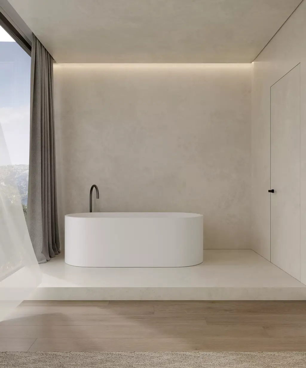 Sun-optimized luxury villa CGI render, architectural visualization by Maverick Frame Studio
