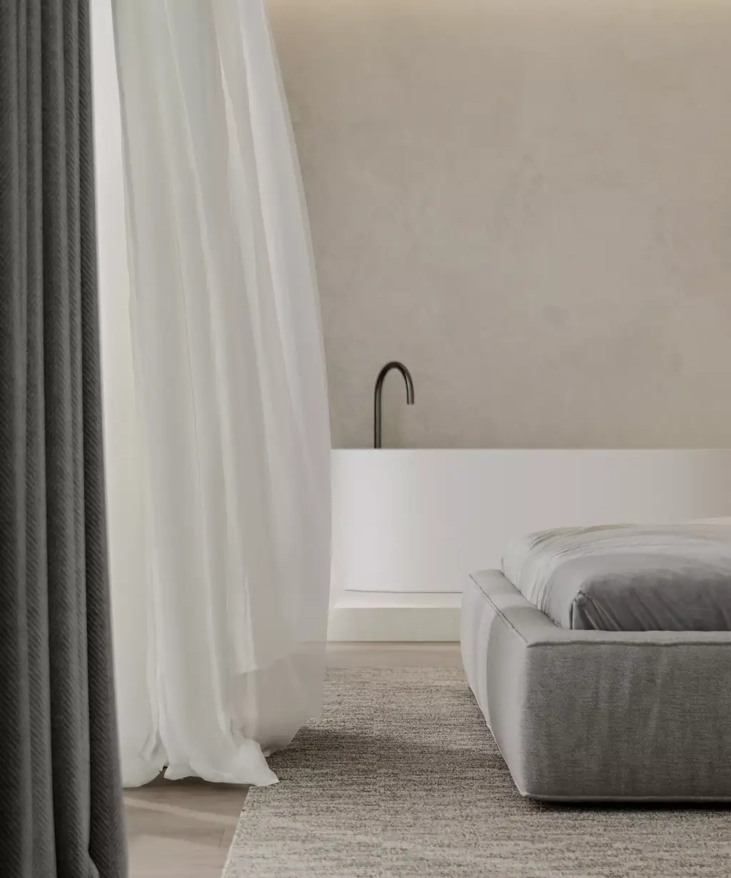 Sun-optimized luxury villa CGI render, architectural visualization by Maverick Frame Studio