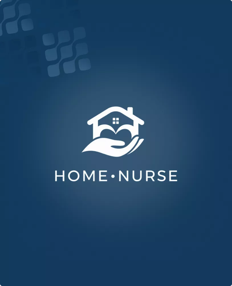 Logo cover design of the home nurse app investor presentation