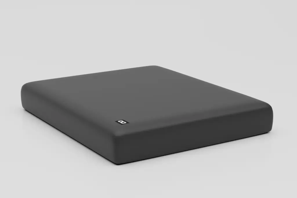 Eight Sleep mattress CGI render showing the layered construction of the smart bed