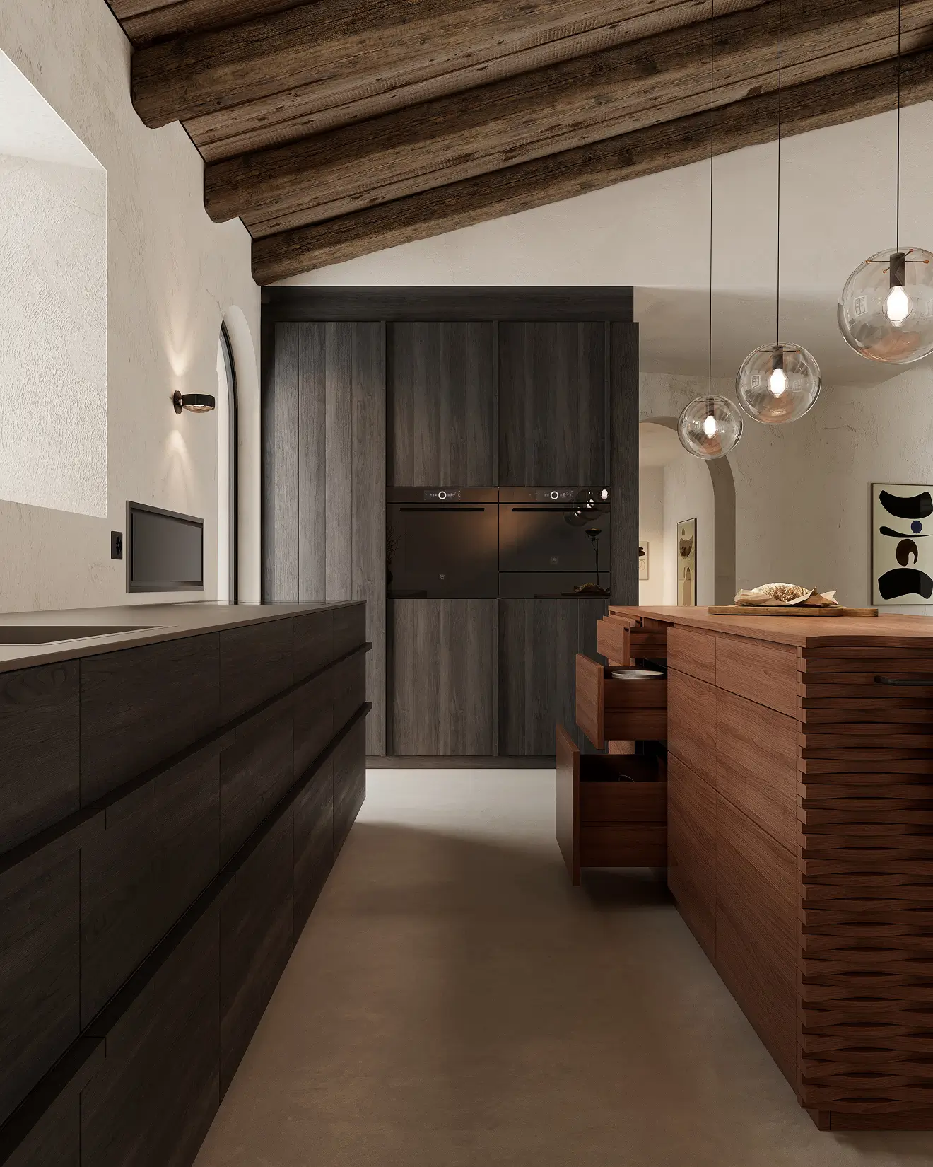 Best 3D Rendering Software for Interior Design in 2026 Photorealistic kitchen interior made using interior design rendering software with detailed wood textures