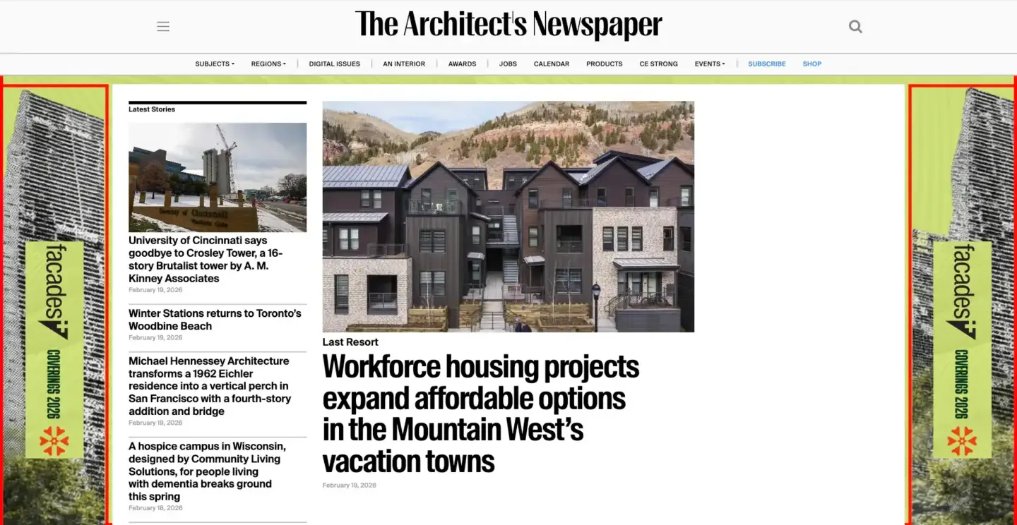 10 Best Architecture Blogs to Follow in 2026 The Architect’s Newspaper homepage covering urban design and sustainable architecture