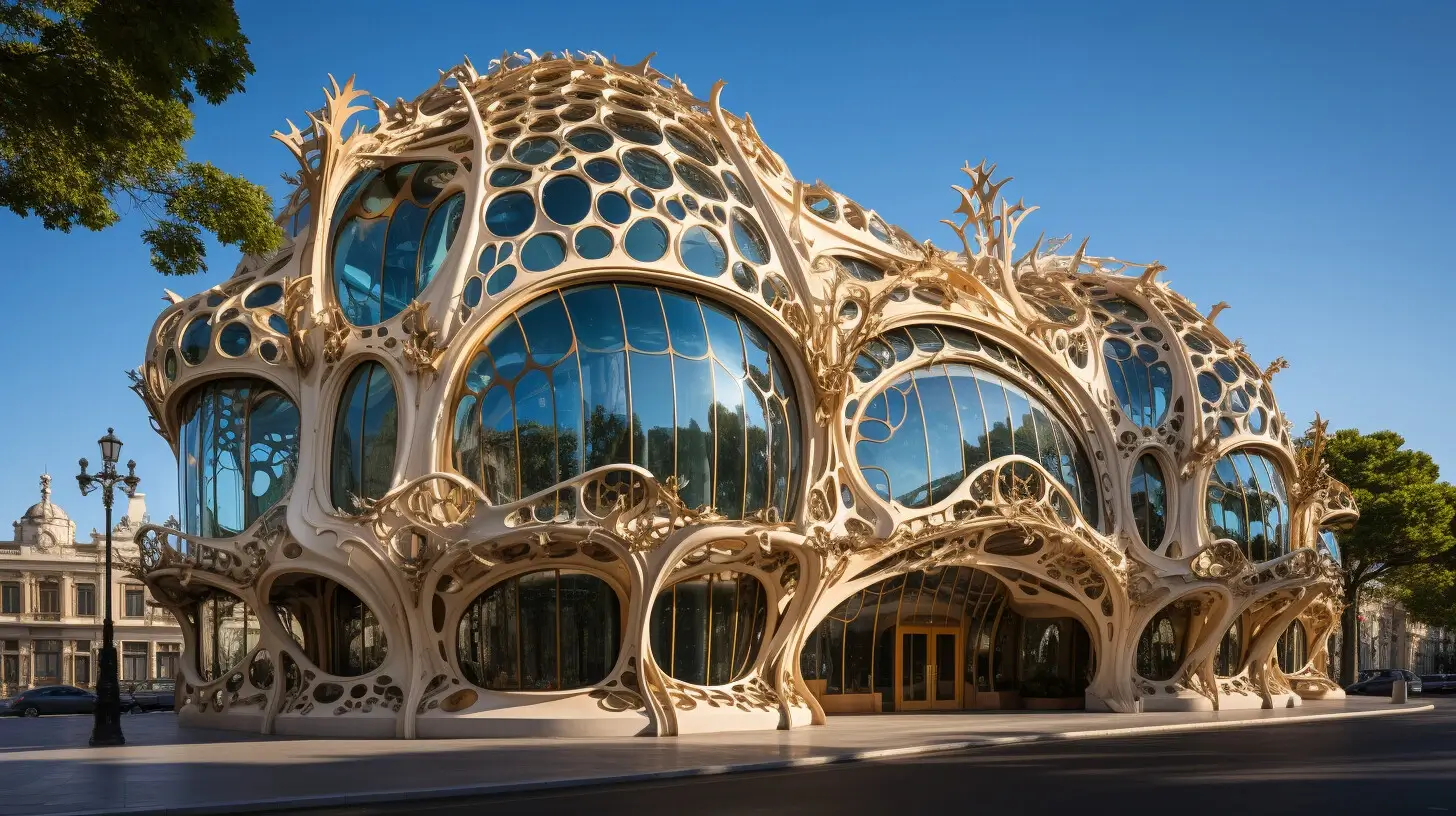 Estilos arquitectónicos: tipos, características y ejemplos Estilo arquitectónico modernista Art Nouveau con curvas orgánicas y elementos decorativos