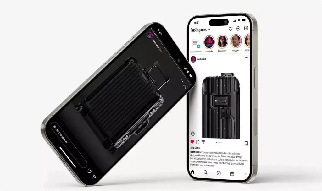 3D modeling and animation of smartphones — electronic product CGI for marketing