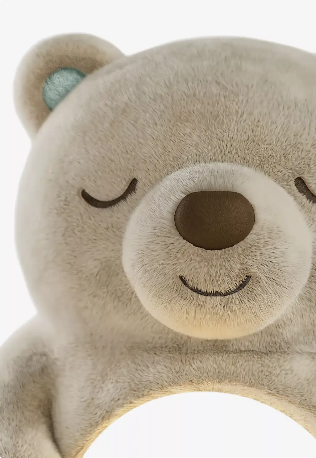 Close-up bear face render with soft fur for 3D Product Modeling Portfolio