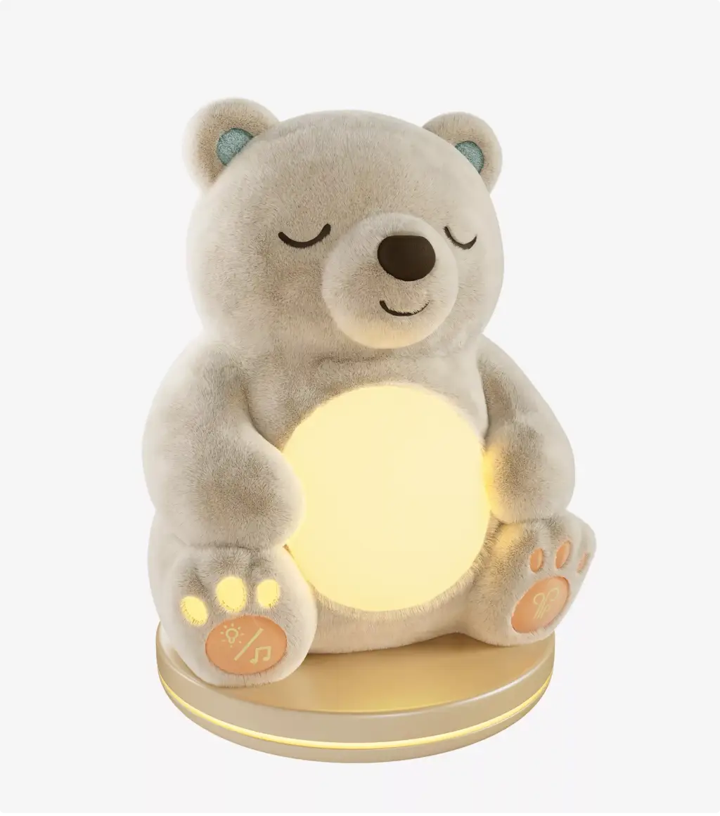 Soft bear lamp character render for 3D Product Modeling Portfolio
