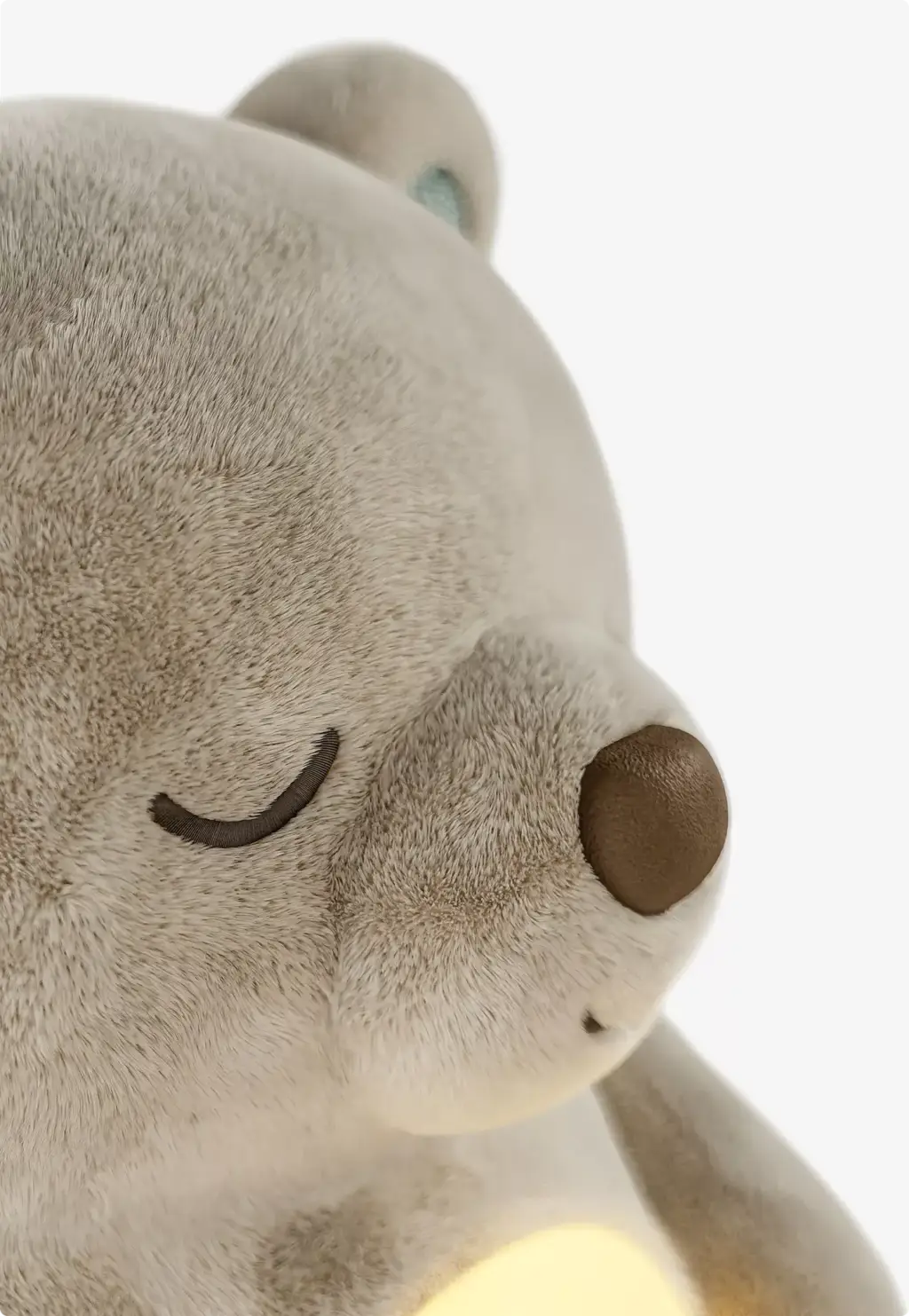 Side close-up of plush bear render for 3D Product Modeling Portfolio