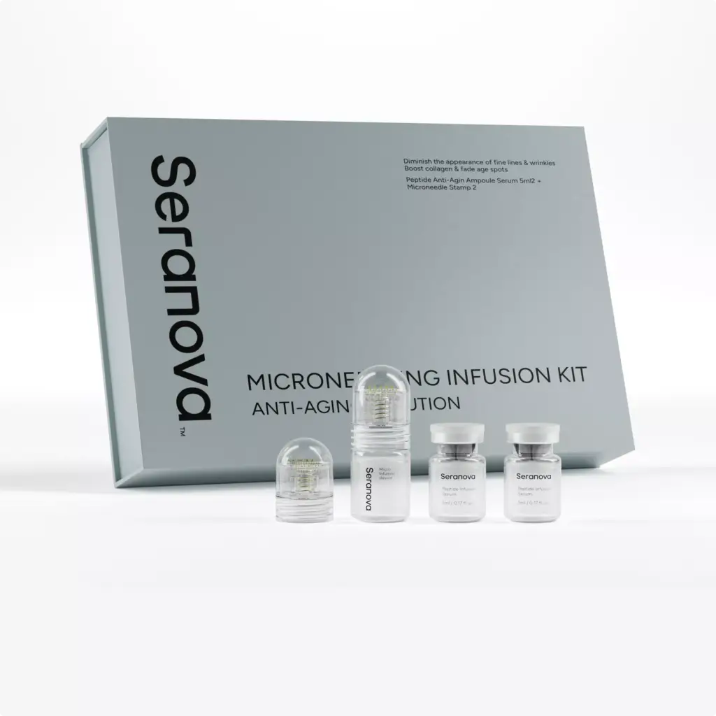 Skincare infusion kit packaging render for 3D Product Modeling Portfolio