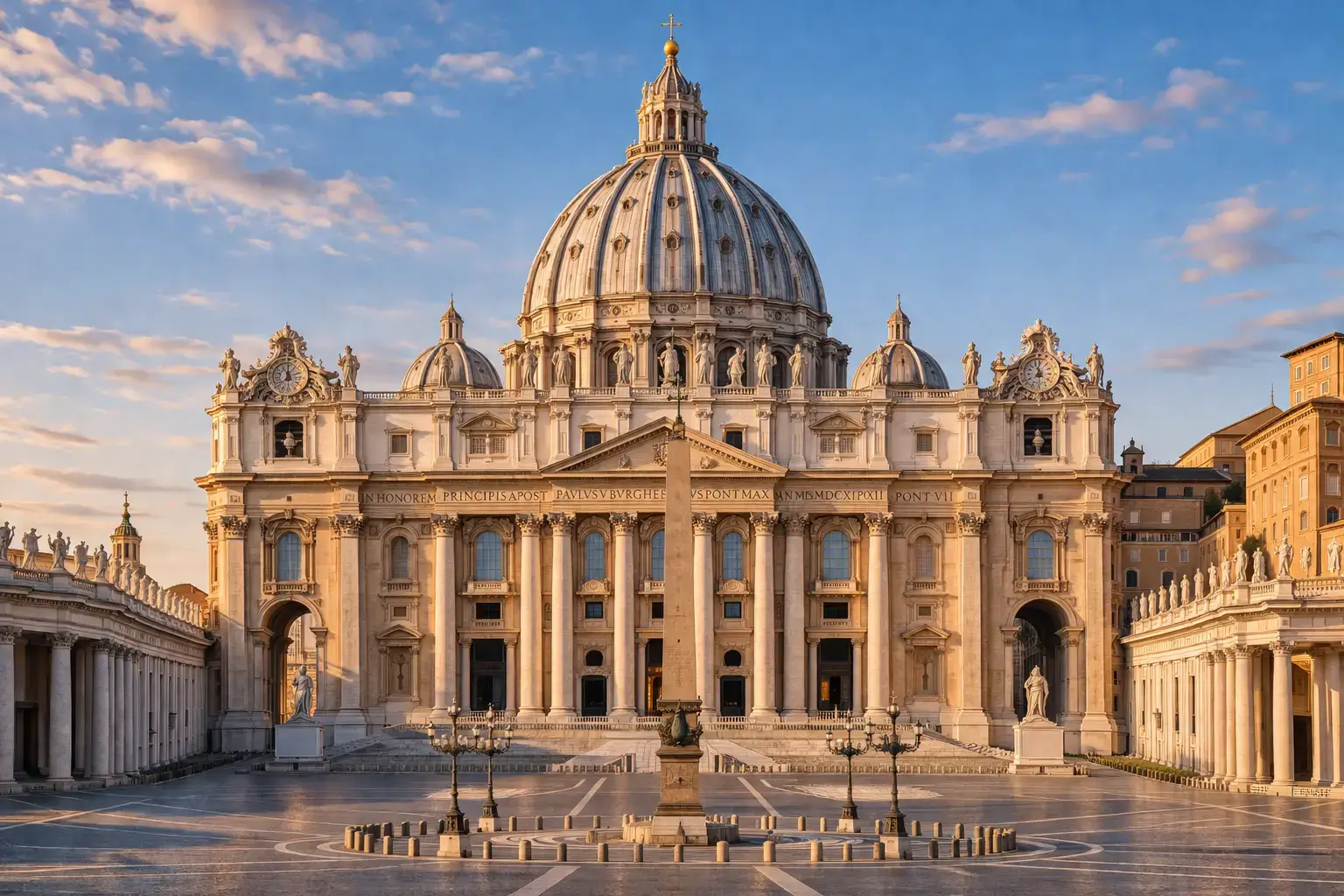 Renaissance Architecture: How Classical Order Shaped European Design Grand Renaissance basilica with a monumental facade, colonnades, and a large central dome