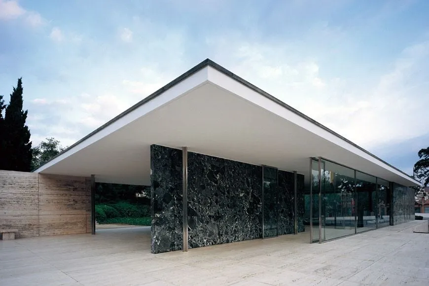 What Is Modern Architecture? Key Principles, Features, and Examples Barcelona Pavilion interior showing modern architectural elements including flat planes and marble surfaces