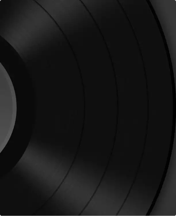 DJ pult 3D rendering vinyl grooves macro detail showing circular texture on record surface