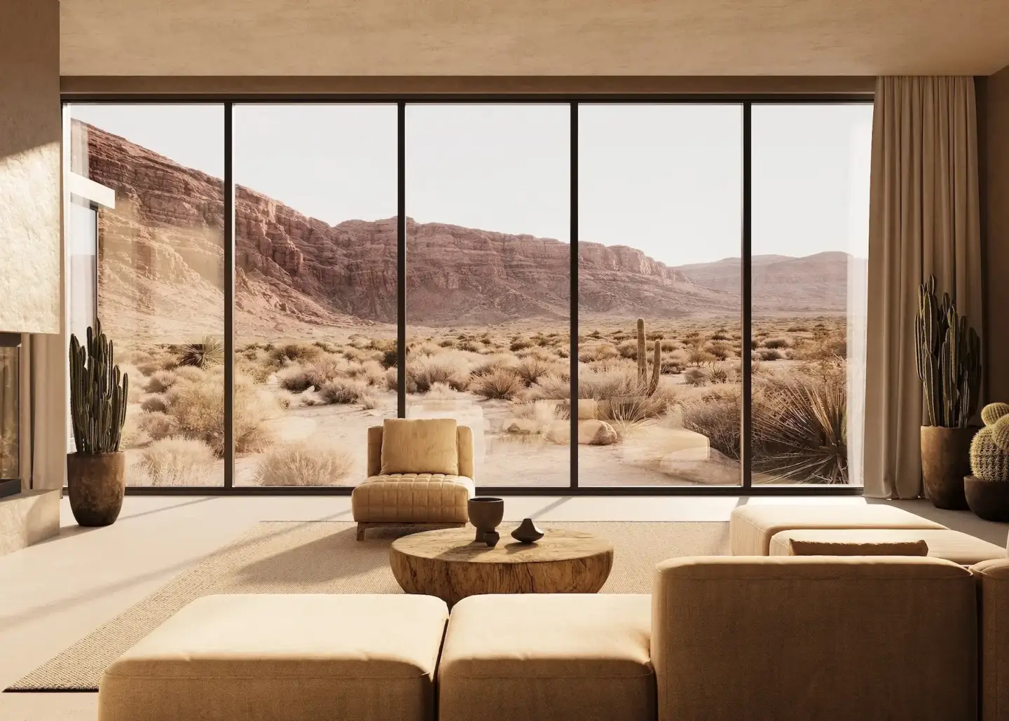 What Are Diffusion Models? How They Work and Where They’re Used modern interior with panoramic desert view