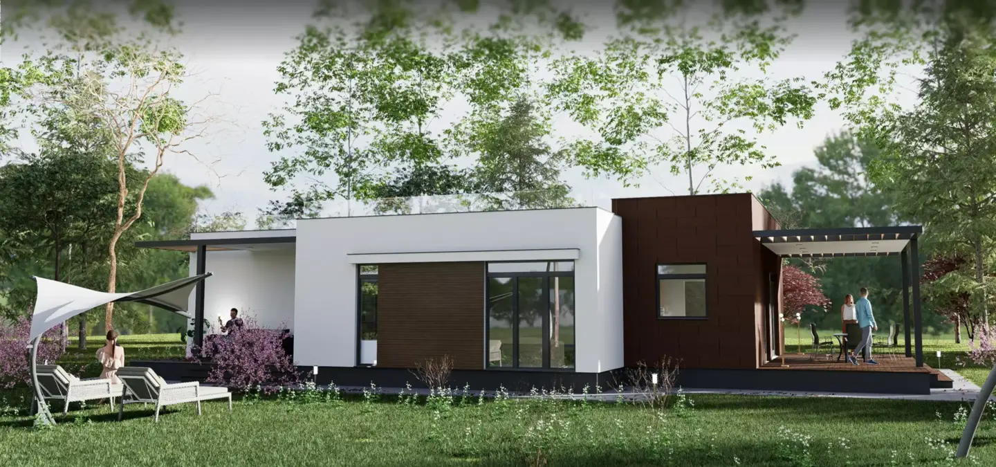 Best 3D Rendering Companies in Finland: 2026 Ranked Guide Photorealistic 3D exterior render of a modern Scandinavian-style house at dusk