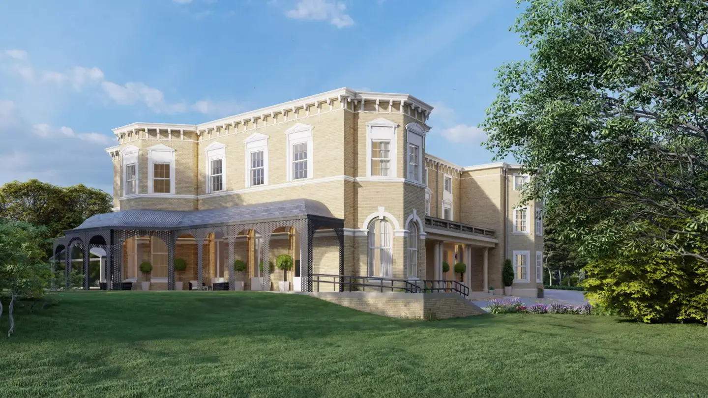 Colonial Revival Architecture Explained: Features, History, and Subtypes Classic multi-story brick house with symmetrical windows and central entry, an example of the Georgian-influenced Colonial Revival subtype