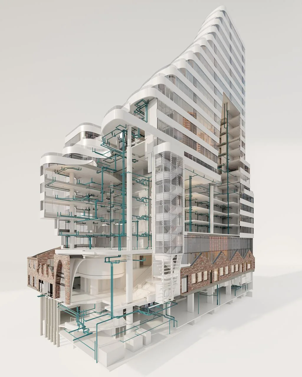 Corona vs V-Ray: Which Render Engine Is Better for Architectural Visualization? Architectural section visualization comparing Corona vs V-Ray workflows and render engine capabilities