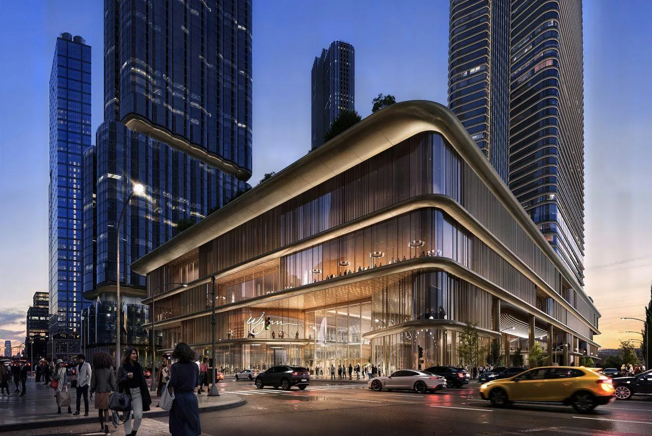 Commercial complex render showing the visual quality that wins architecture clients