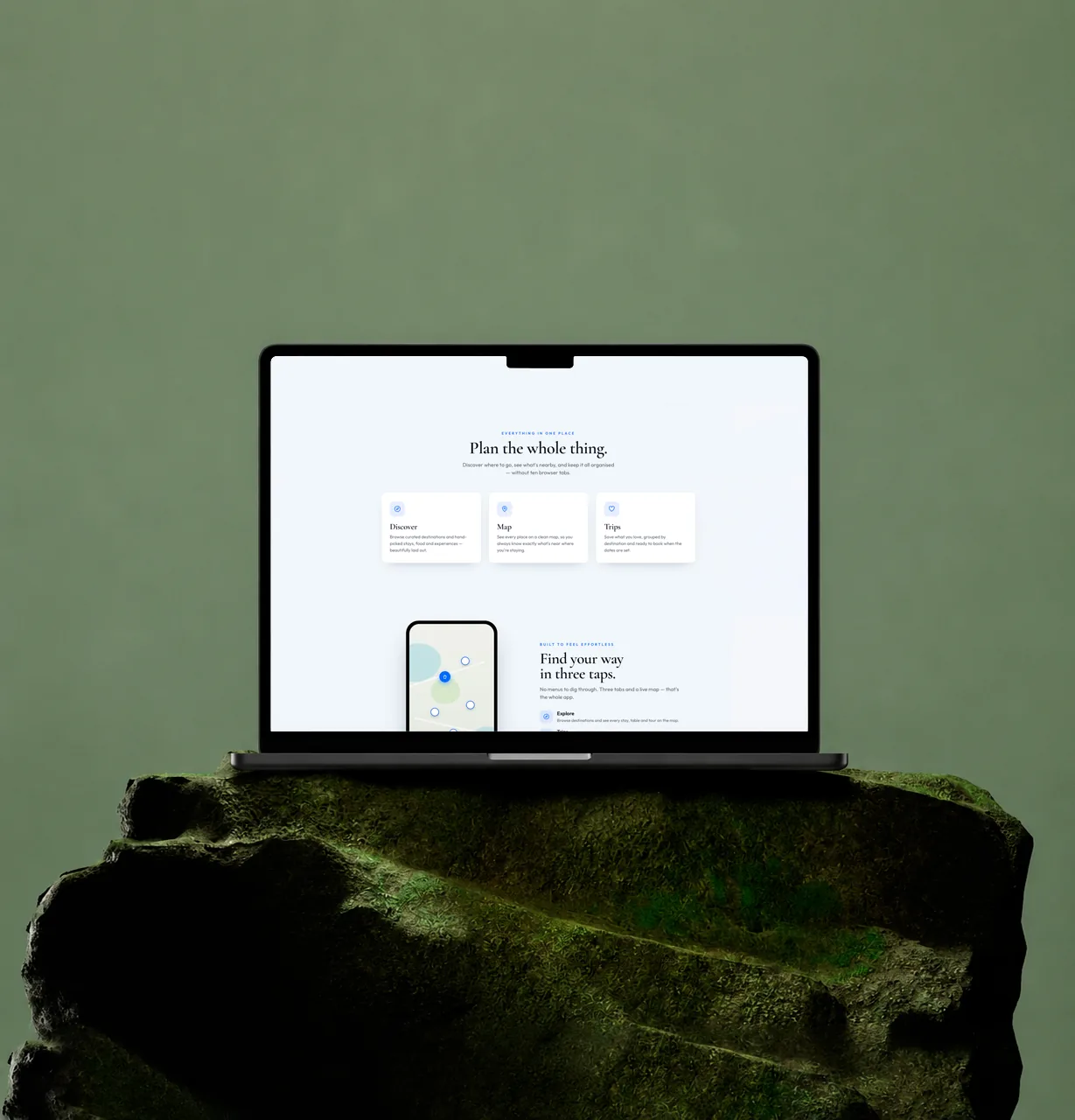 Escape design turning travel-planning chaos into one calm guided flow