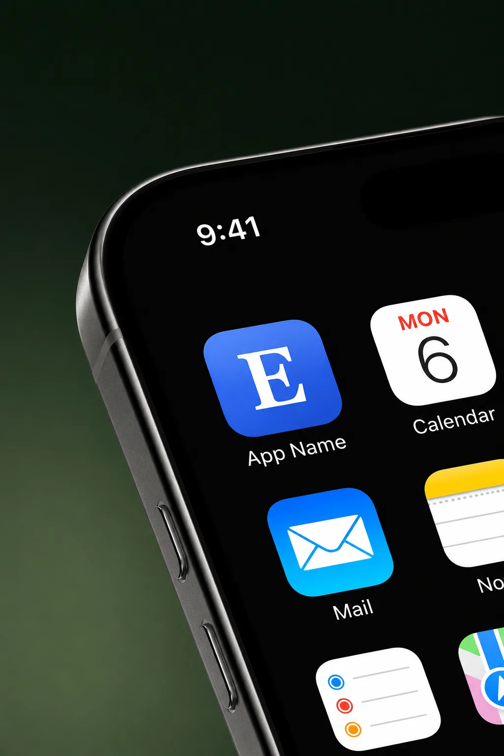 Escape travel app destination screen design