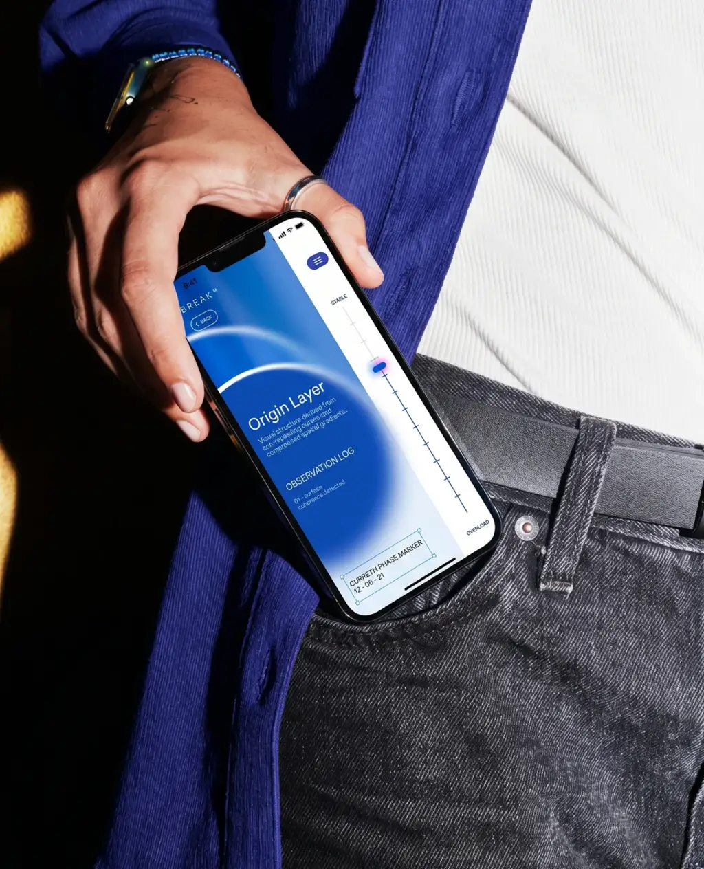 Mobile app onboarding screen design