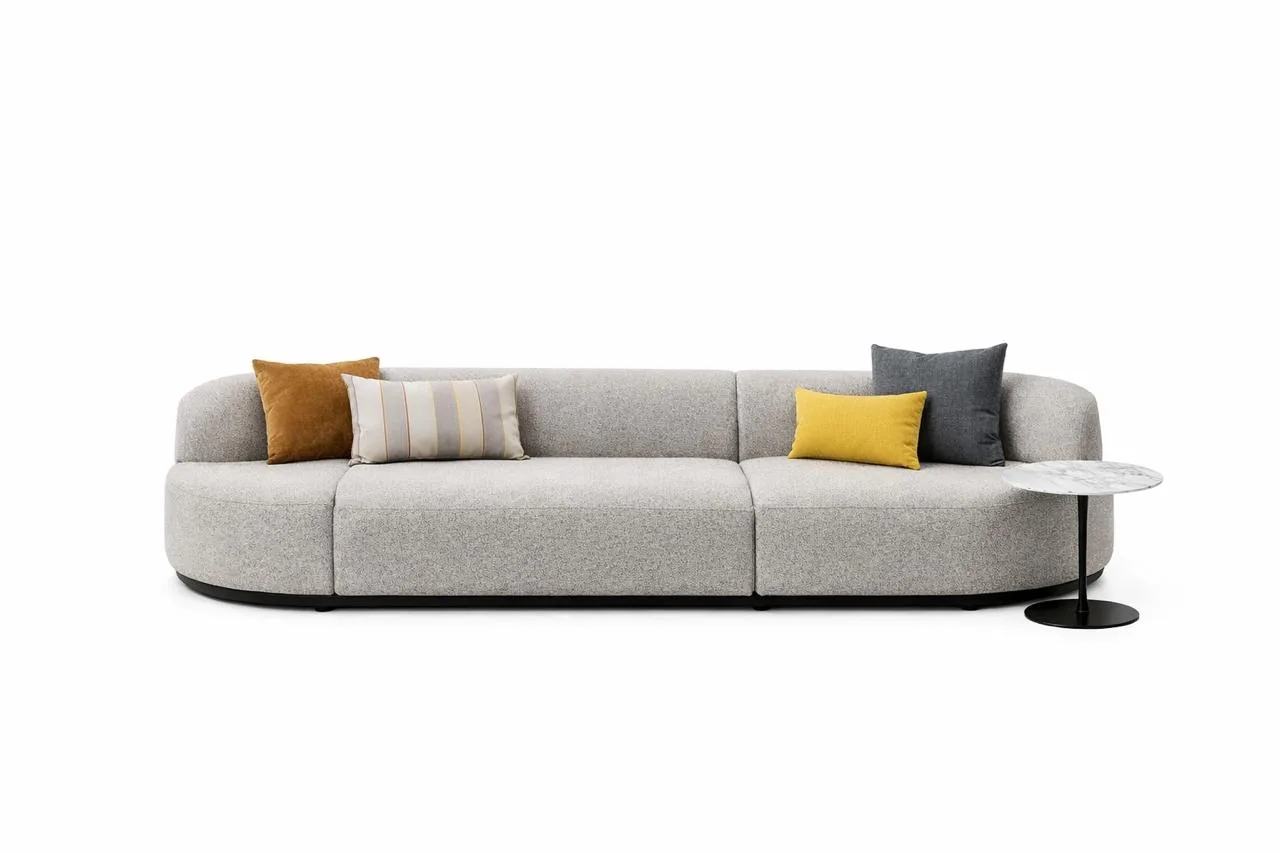 3D Rendering vs Photography: Which Is Right for Your Project? 3D furniture rendering of a modern sofa produced from one master model for multiple colorways