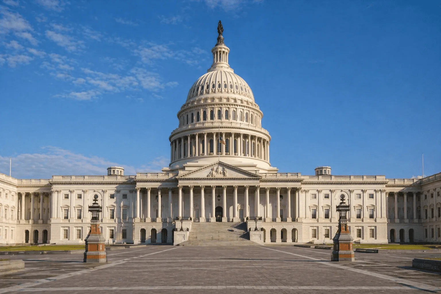 Neoclassical Architecture: An Expert Guide to the Classical Revival in Architectural History Neoclassical architecture capitol building with grand dome and columns under blue sky