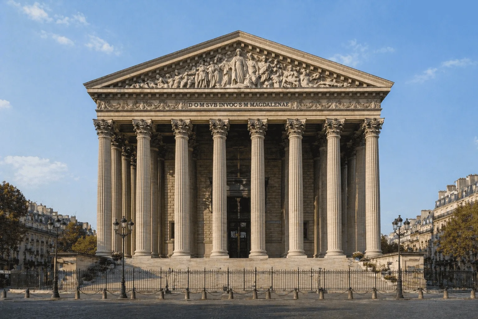 Neoclassical Architecture: An Expert Guide to the Classical Revival in Architectural History Neoclassical architecture church facade with Corinthian columns in Paris