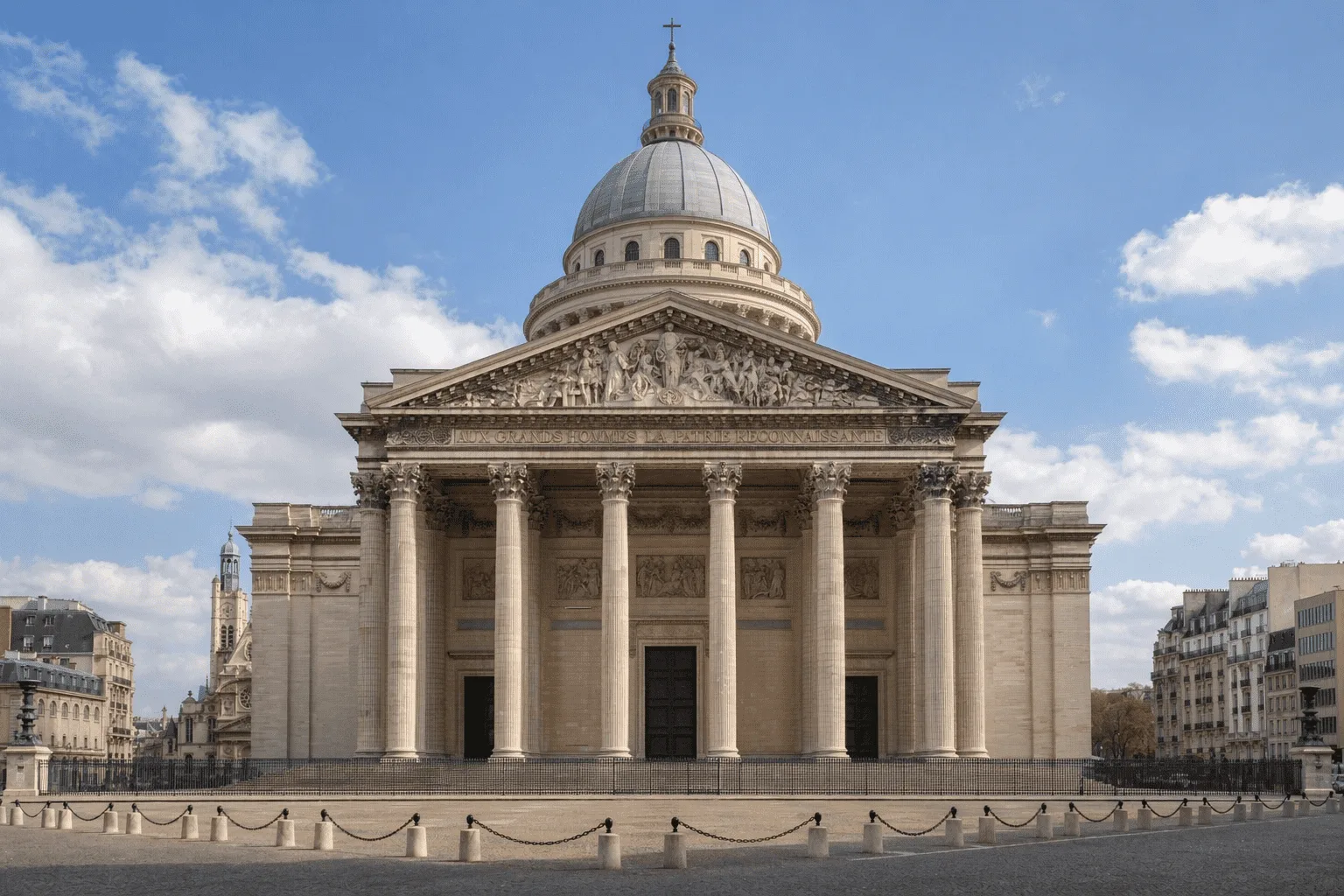 Federal Architecture: America's Refined Neoclassical Style Refined domed neoclassical facade illustrating the classical roots of American Federal architecture