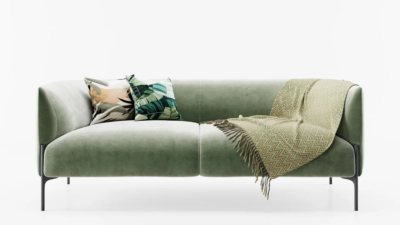 Fotografía de producto o render 3D: qué elegir para tu e-commerce Render 3D de un sofá: variantes de tapicería sin repetir sesión de fotografía de producto